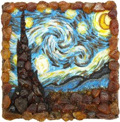 Сувенірний магніт «Зоряна ніч» (Вінсент ван Гог)